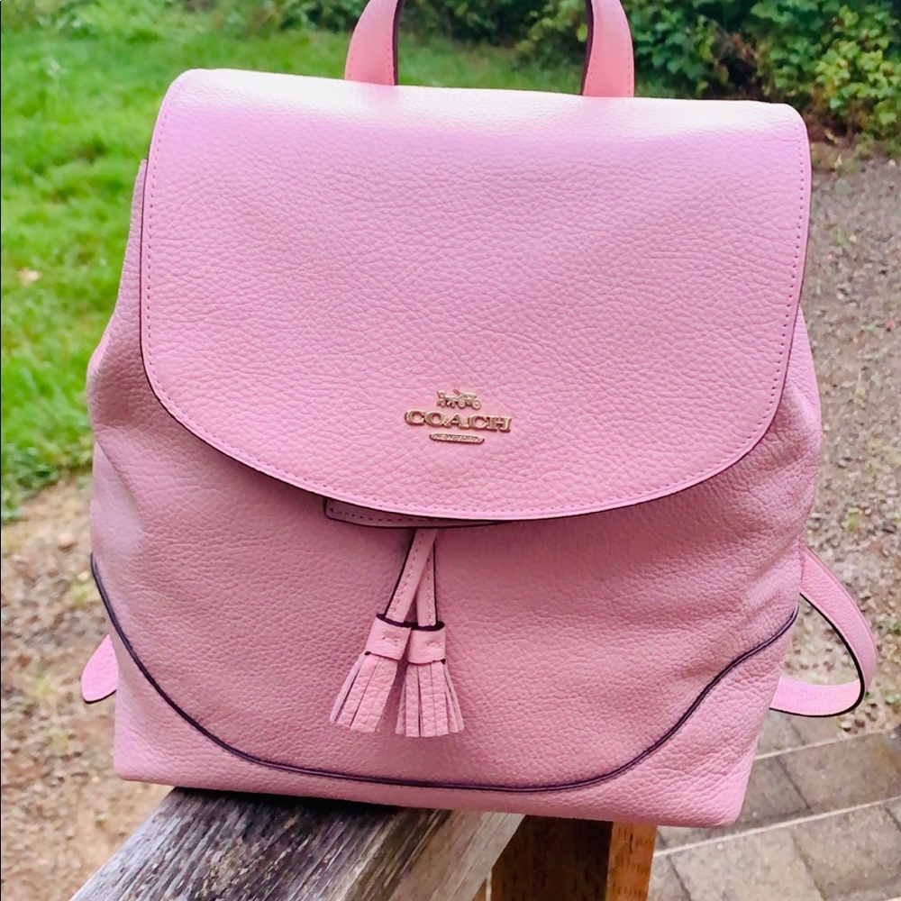 Nwt! Coach Elle Backpack (Baby Pink)